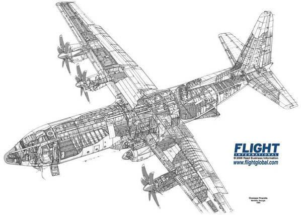 C-130J cutaway view
