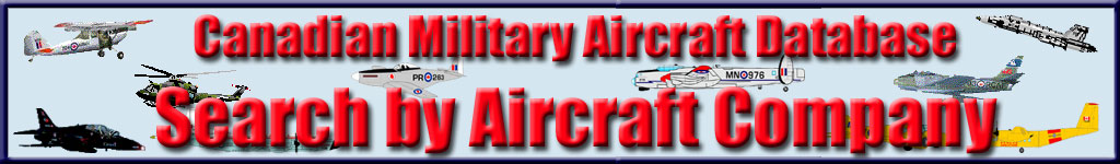 Search by Aircraft Design/Manufacturing Company